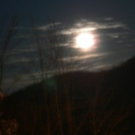 Snowy moon