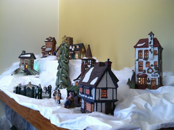 2011 Christmas village