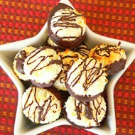 Chocolate Dipped Coconut Macaroons